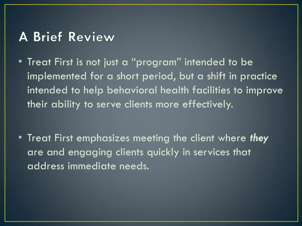 a brief review