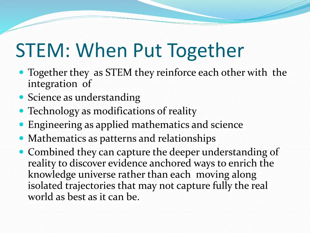 stem when put together