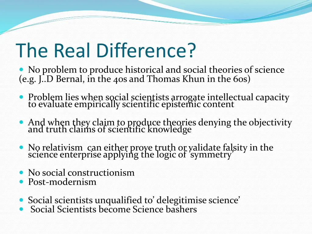 the real difference no problem to produce