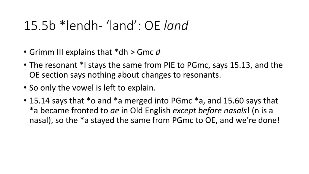 15 5b lendh land oe land