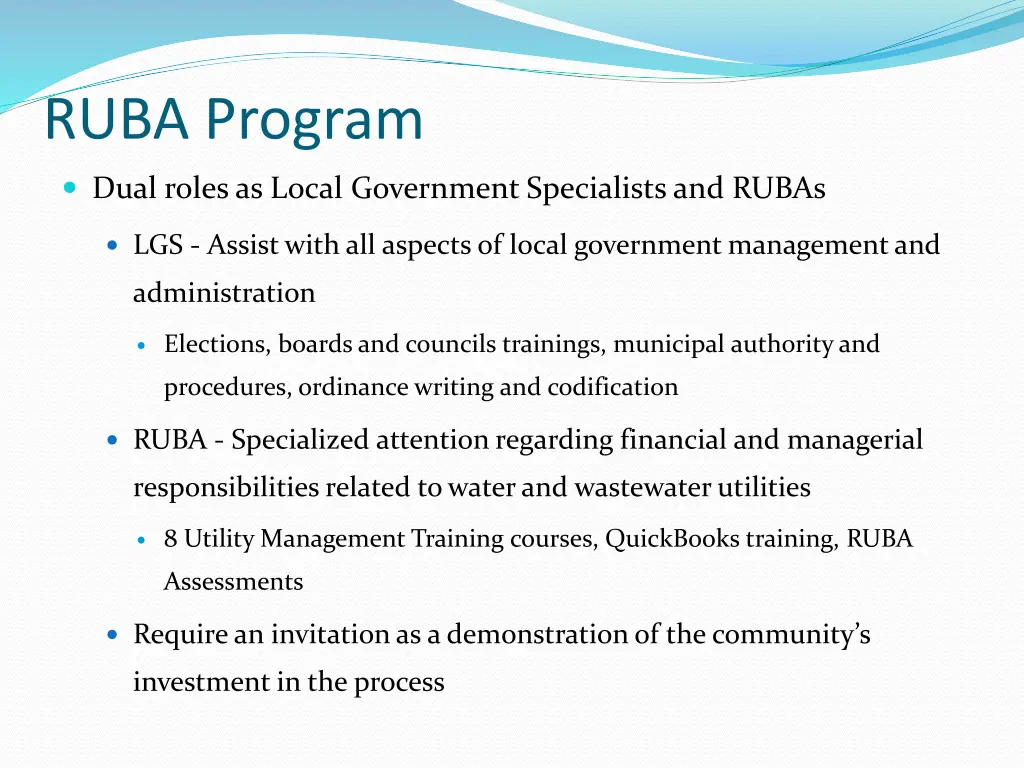 ruba program