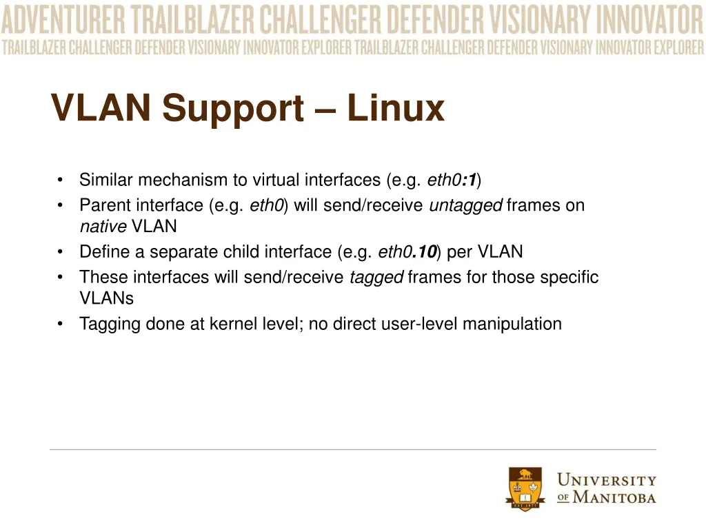 vlan support linux