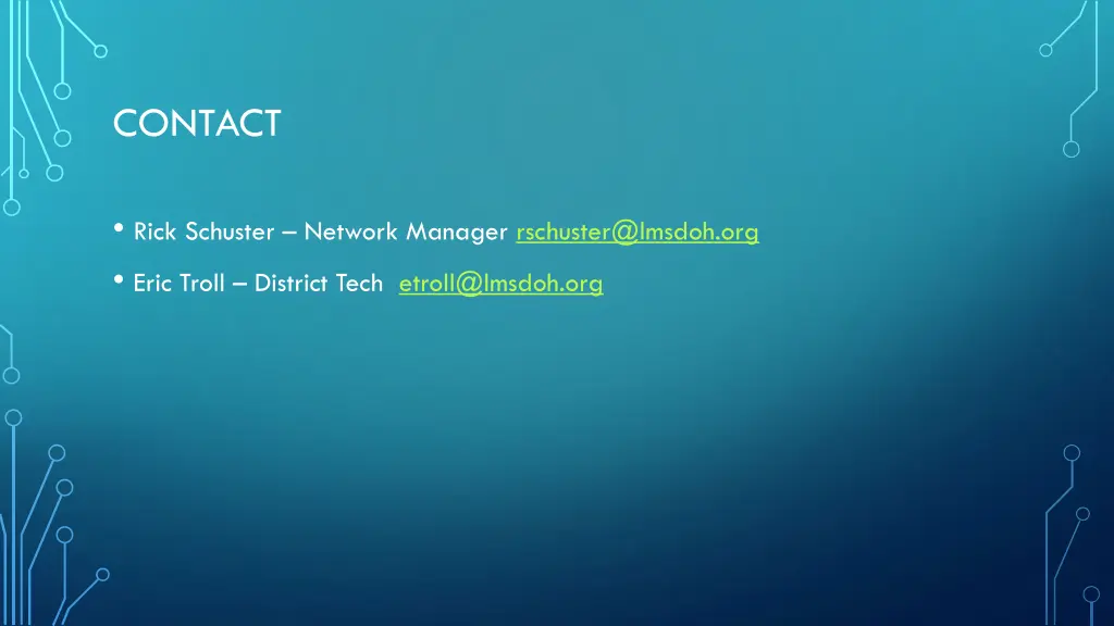contact