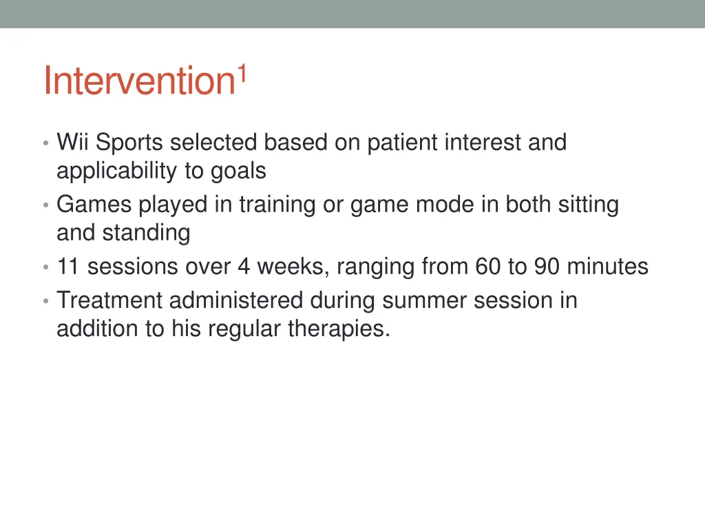 intervention 1