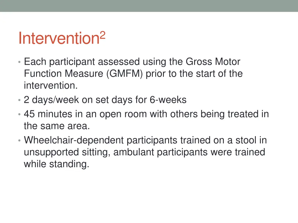 intervention 2