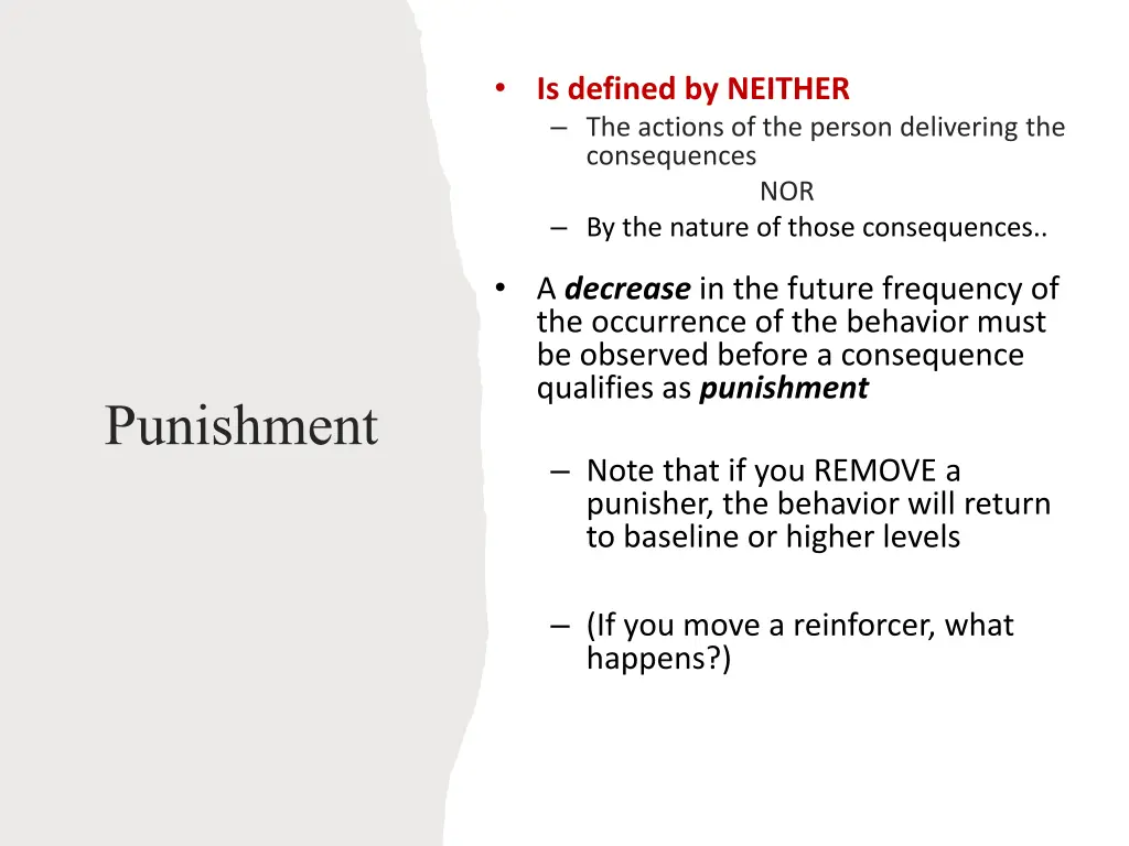 is defined by neither the actions of the person