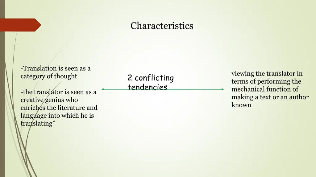 characteristics