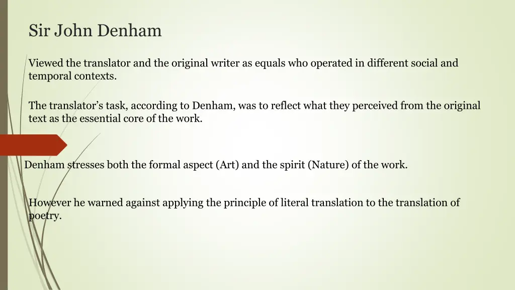 sir john denham