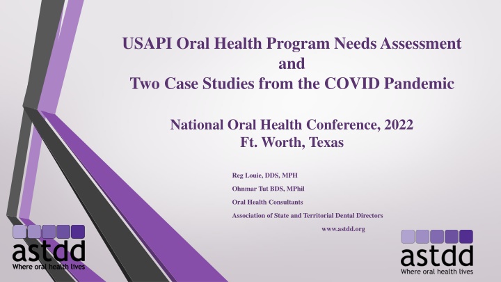 usapi oral health program needs assessment