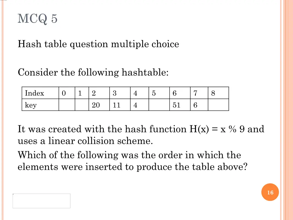 mcq 5