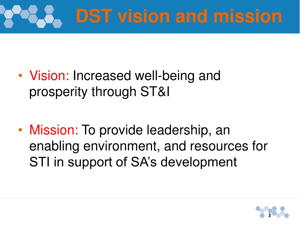 dst vision and mission