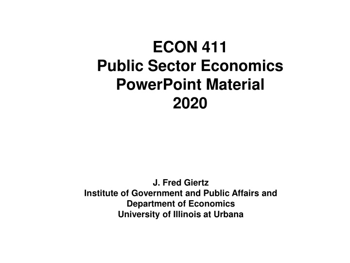 econ 411