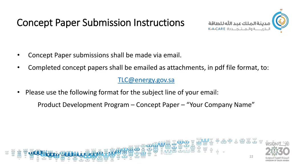 concept paper submission instructions concept