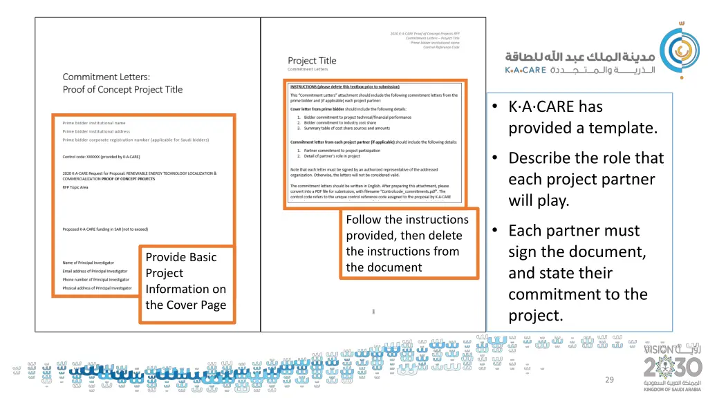 k a care has provided a template