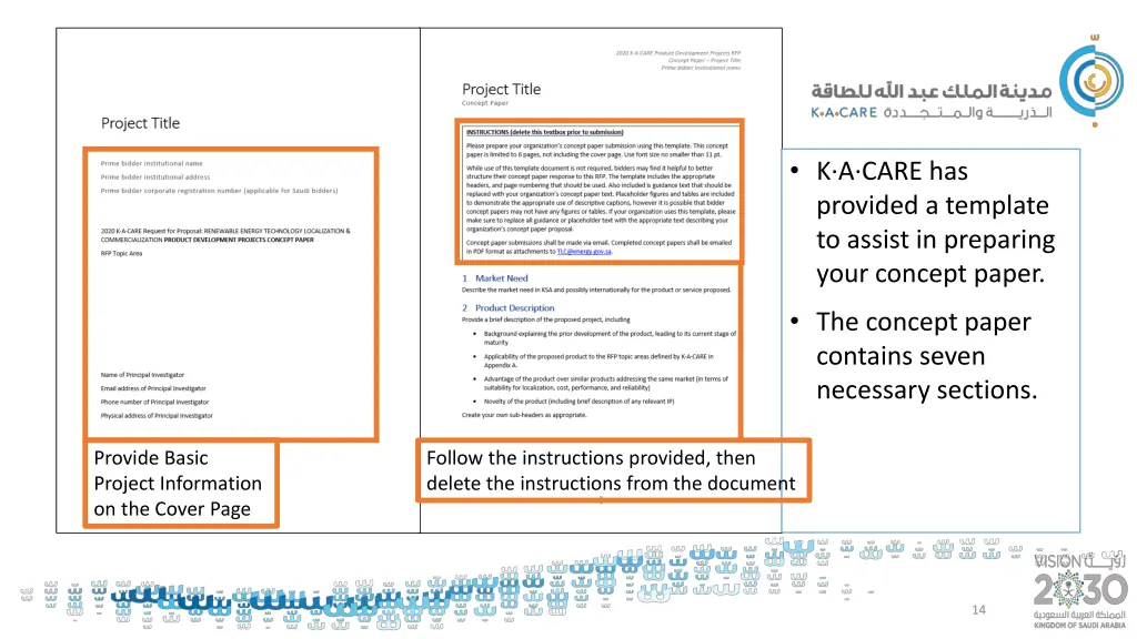 k a care has provided a template to assist