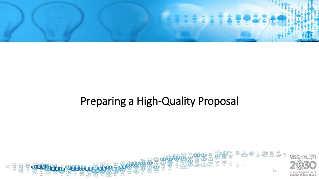 preparing a high preparing a high quality proposal