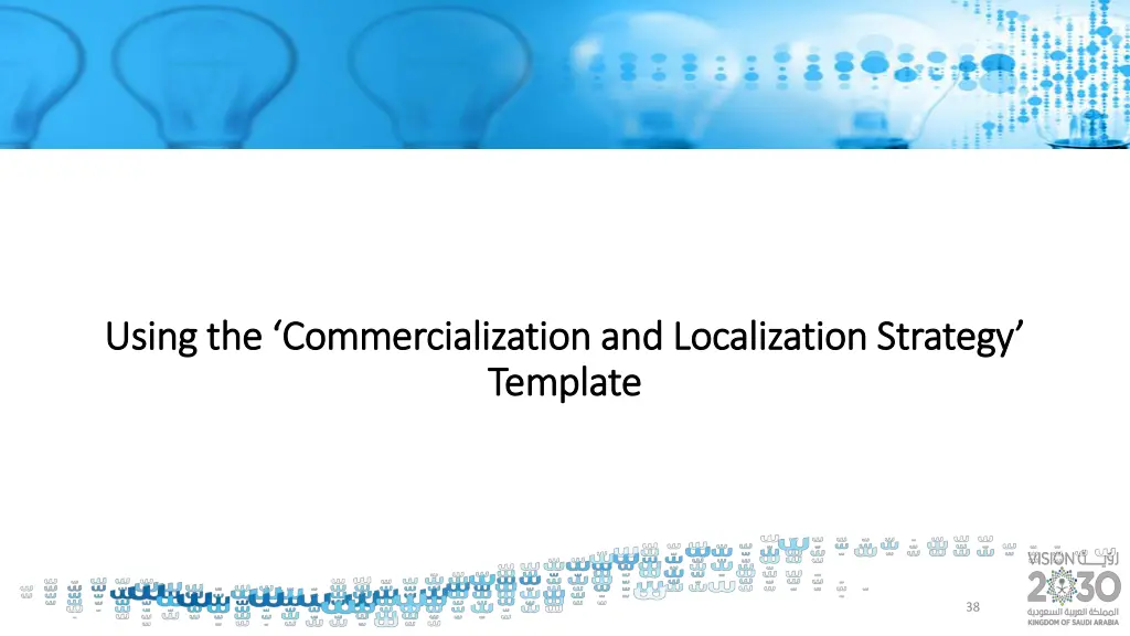 using the commercialization and localization