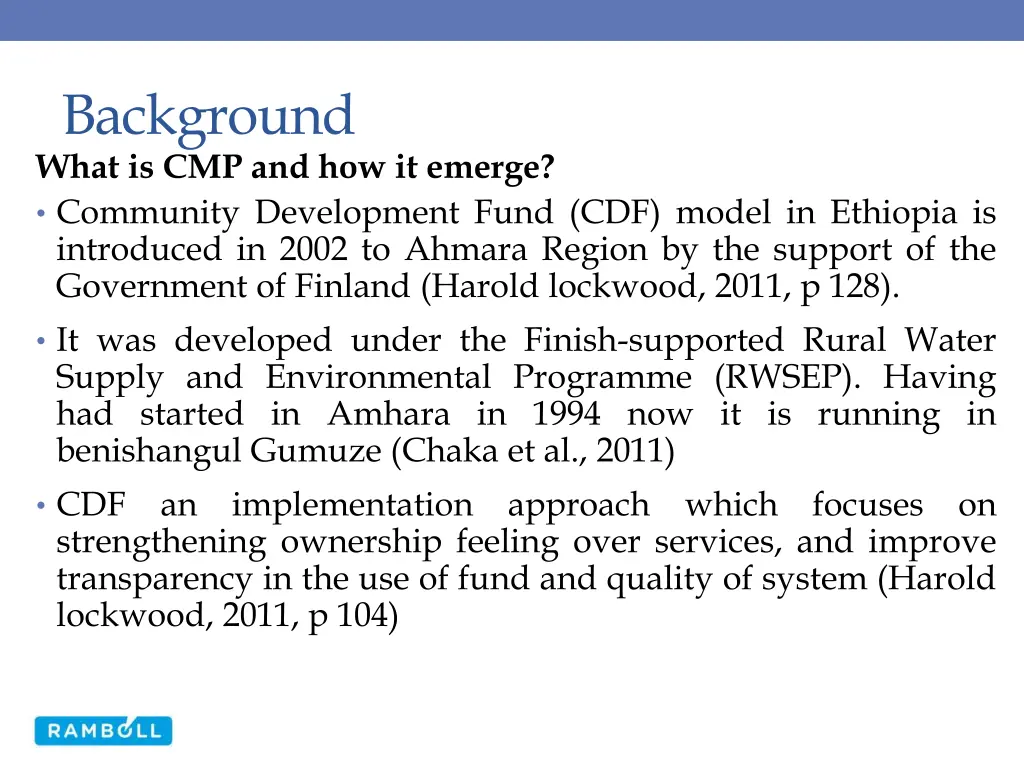 background what is cmp and how it emerge