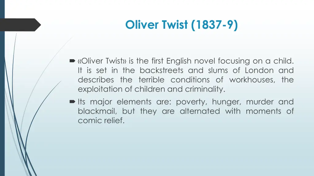 oliver twist 1837 9