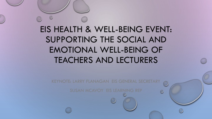 eis health well being event supporting the social