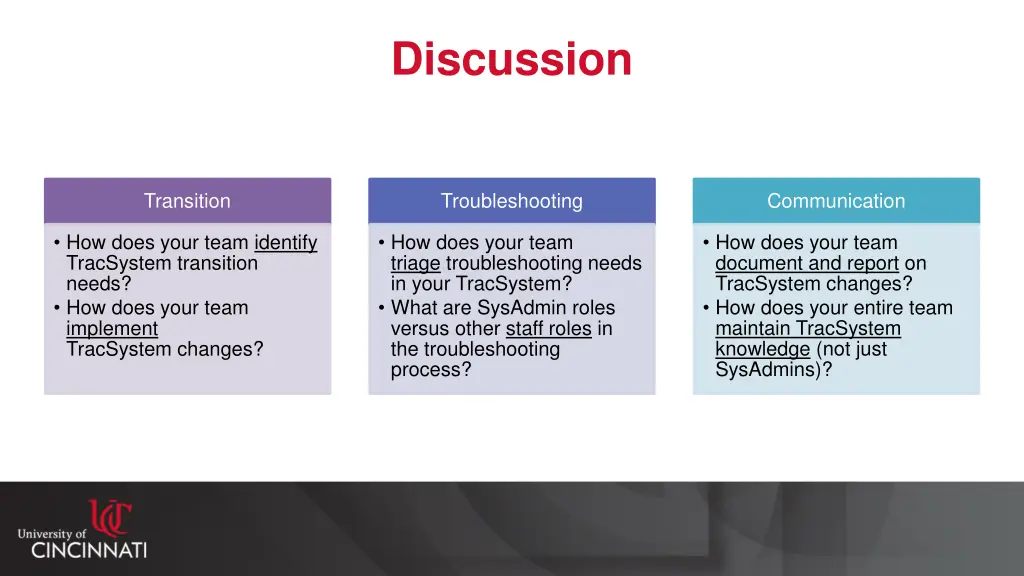 discussion