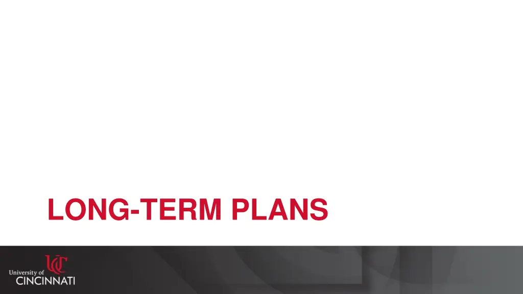 long term plans