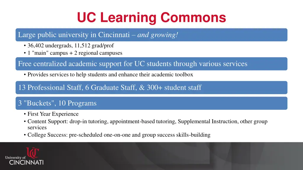 uc learning commons