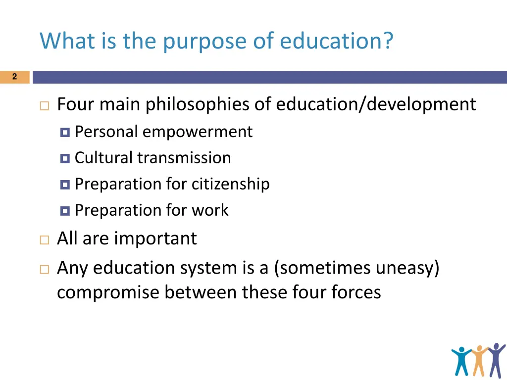 what is the purpose of education