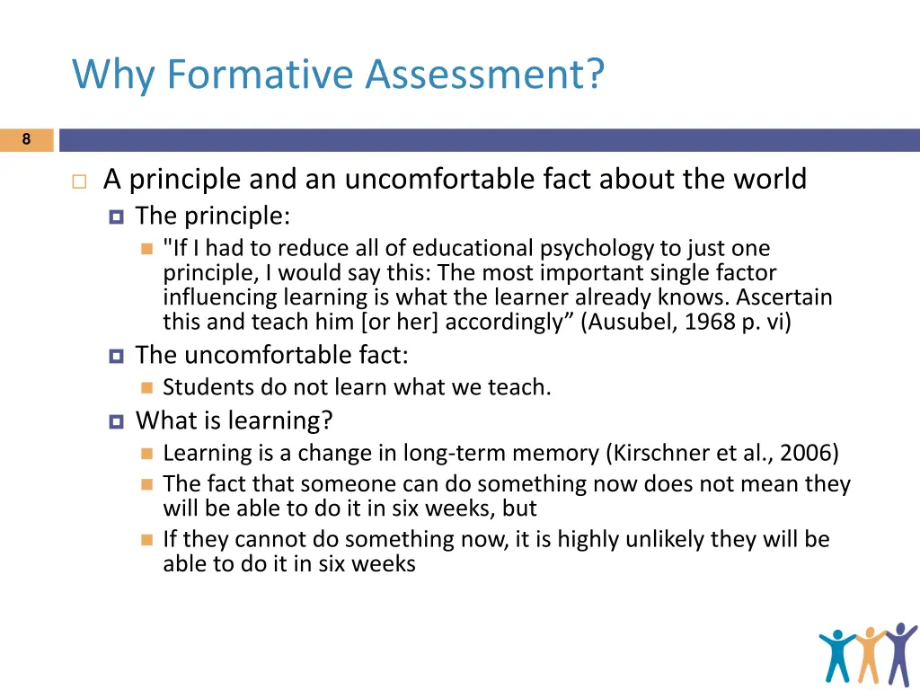 why formative assessment