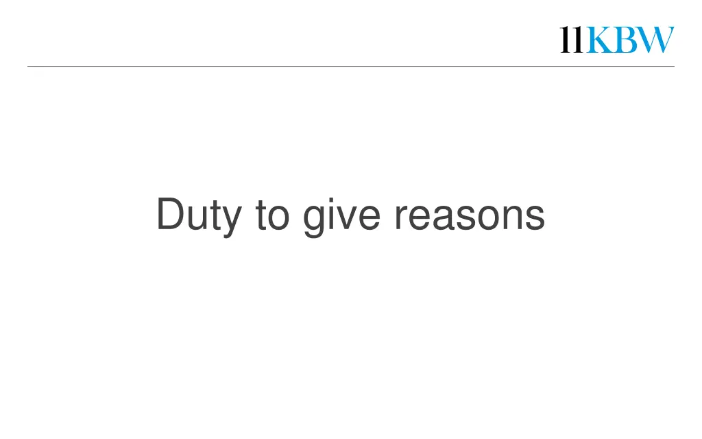 duty to give reasons