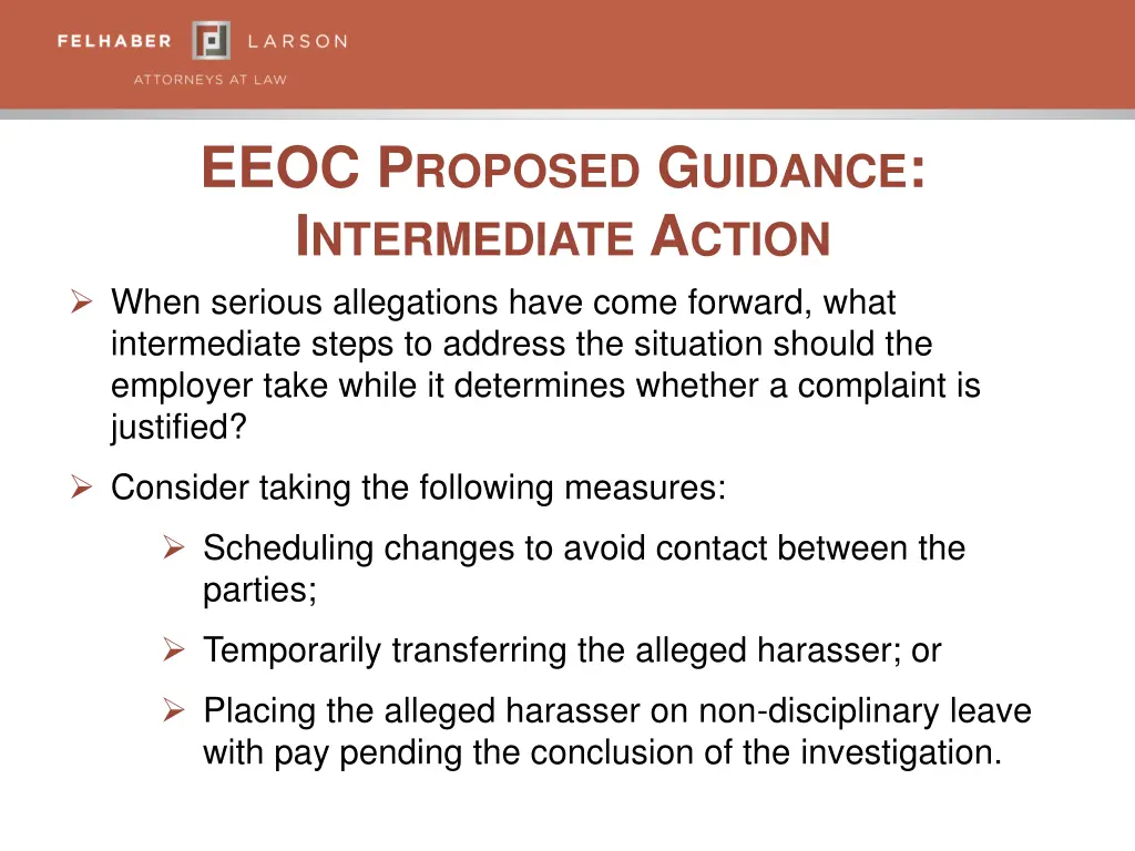 eeoc p roposed g uidance i ntermediate a ction