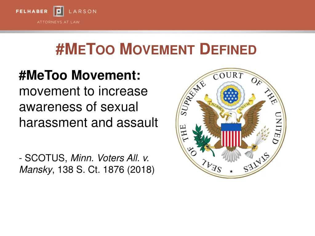 m e t oo m ovement d efined