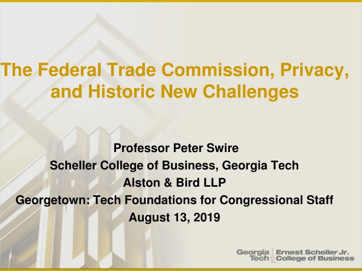 the federal trade commission privacy and historic