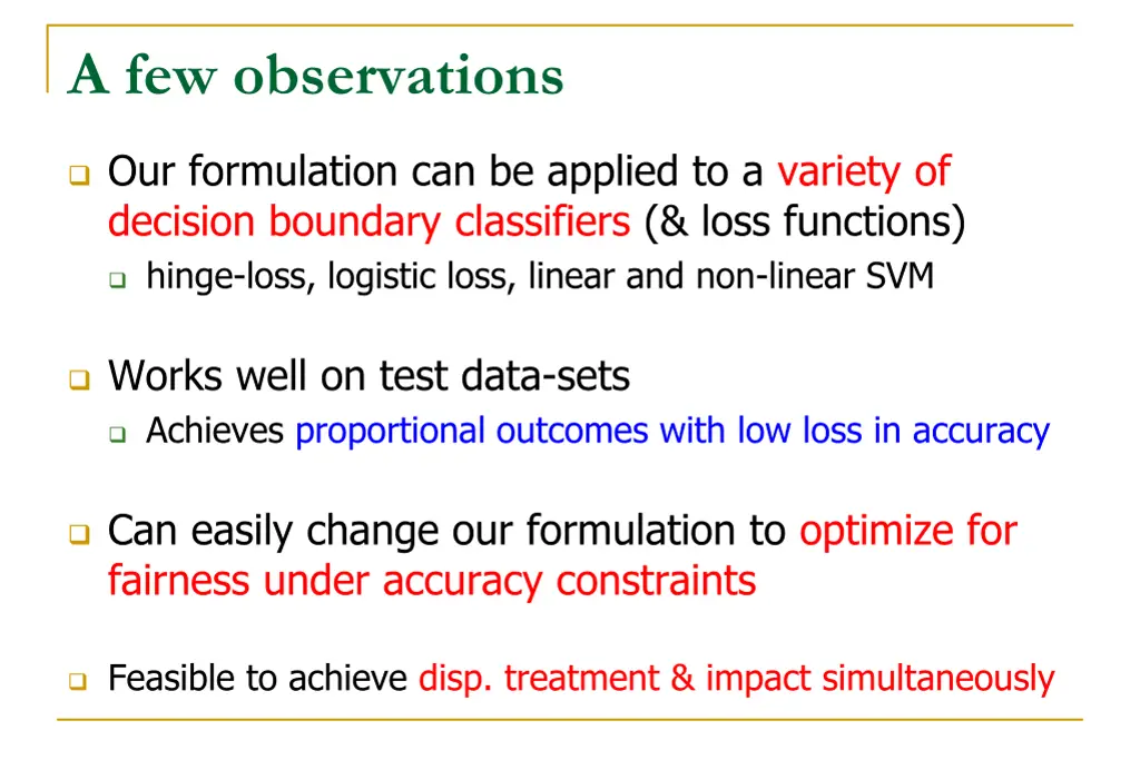 a few observations 1