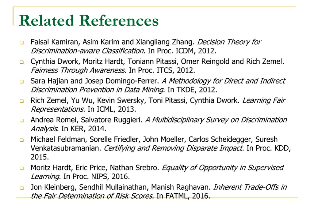 related references 1