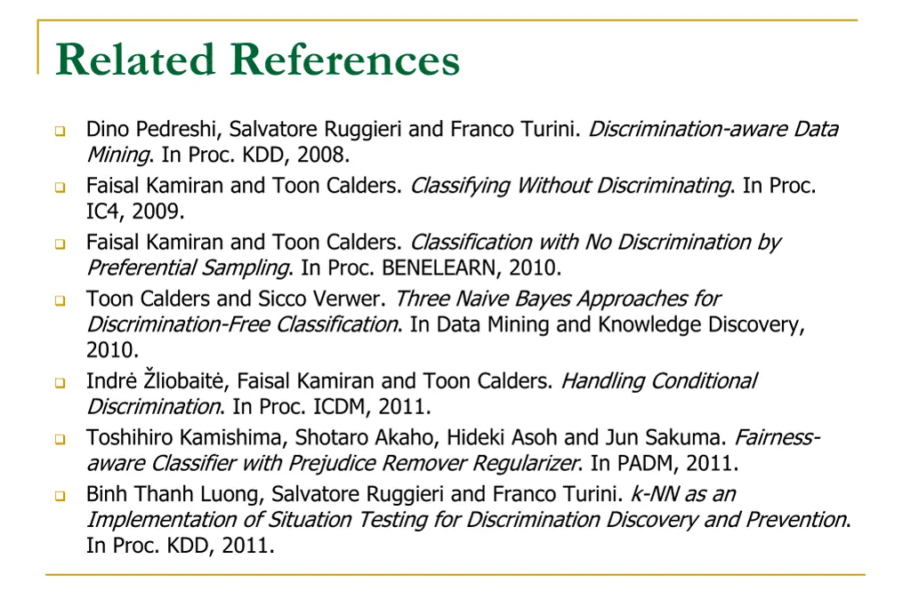 related references
