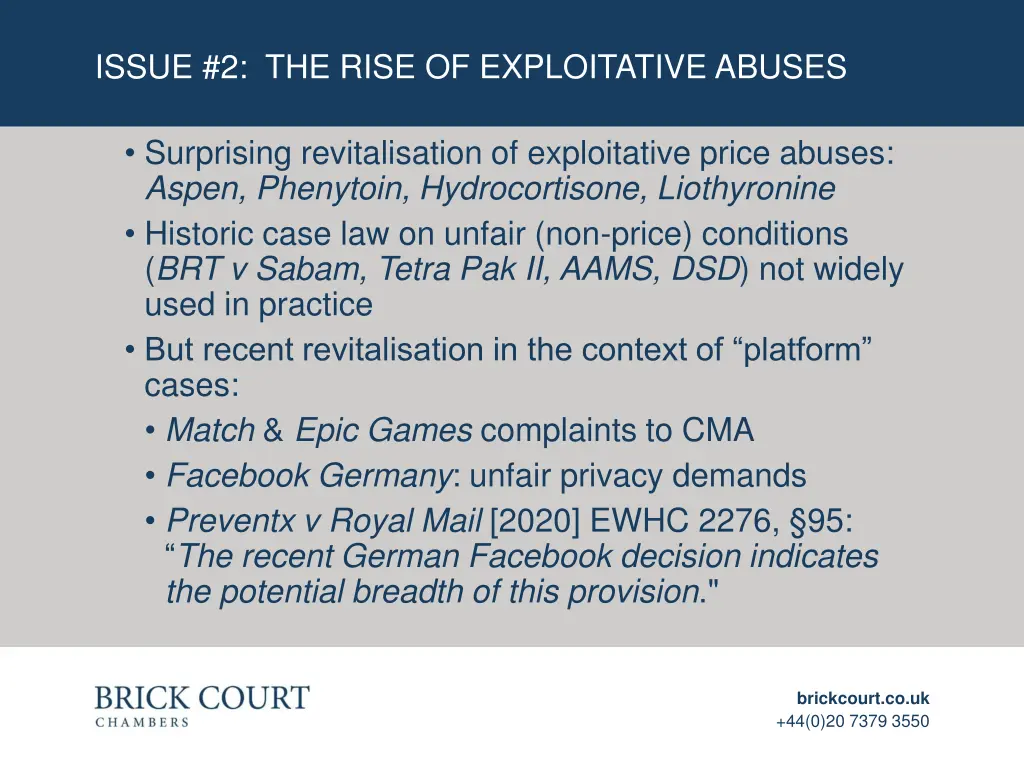 issue 2 the rise of exploitative abuses