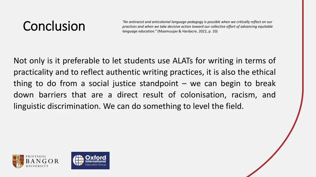 conclusion conclusion