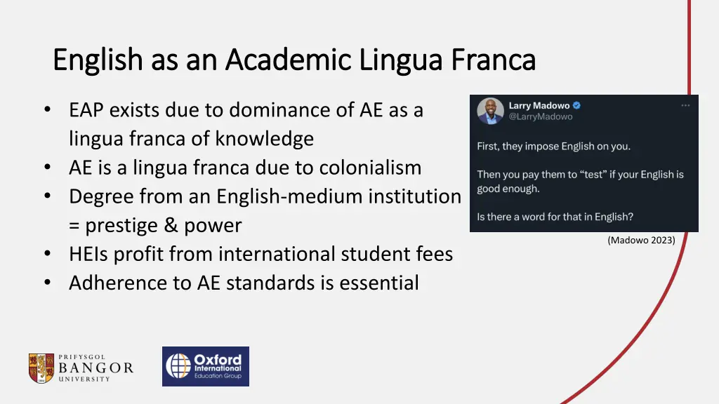 english as an academic lingua franca english