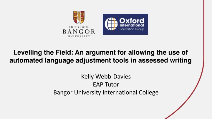 levelling the field an argument for allowing