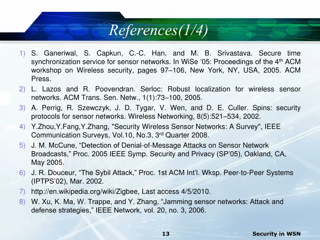 references 1 4