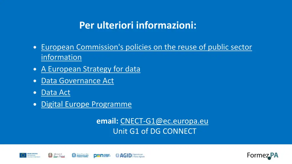 per ulteriori informazioni