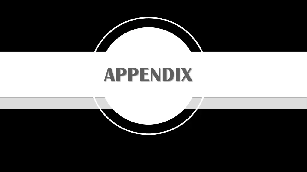 appendix