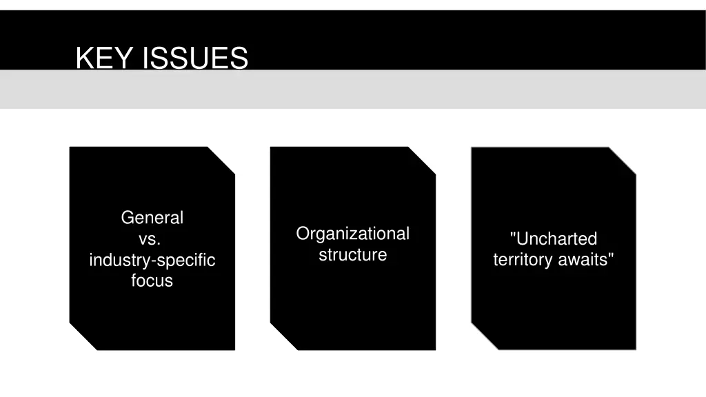 key issues