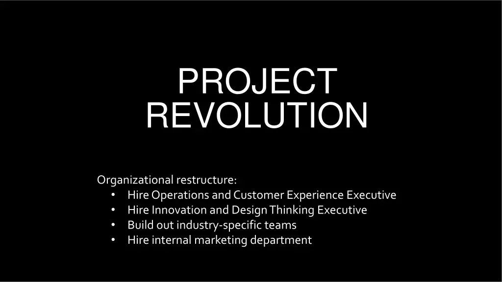 project revolution 1