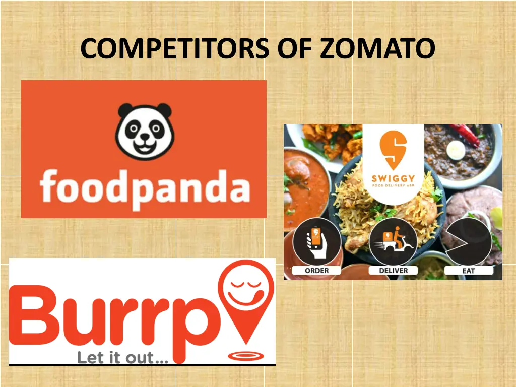 competitors of zomato