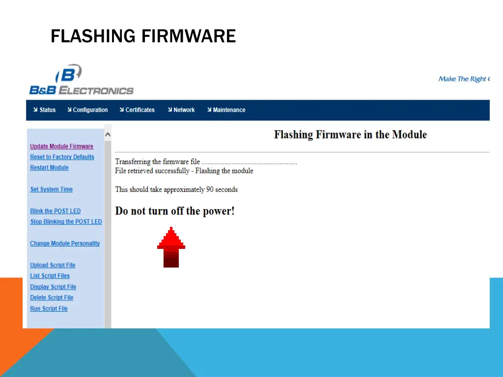 flashing firmware