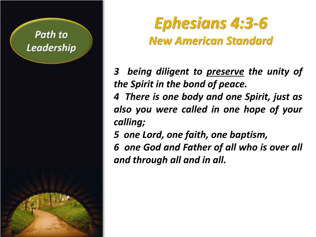 ephesians 4 3 6 new american standard