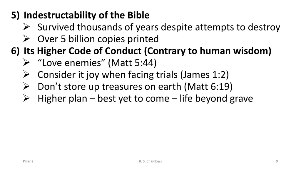 5 indestructability of the bible survived