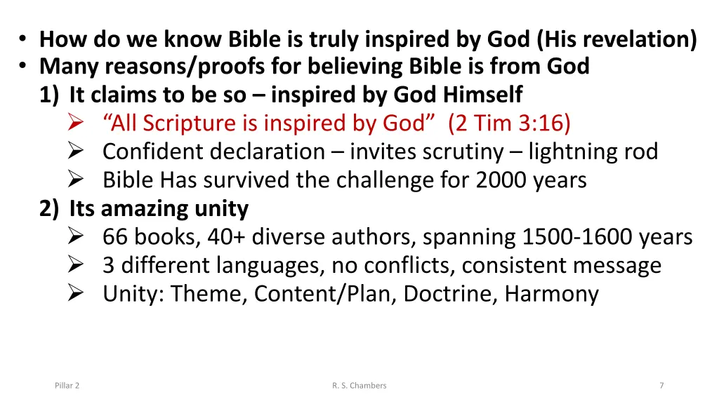 how do we know bible is truly inspired